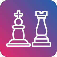 Vector Design Chess Game Icon Style