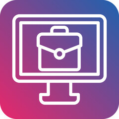 Vector Design Job Platform Icon Style