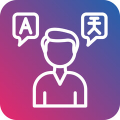 Vector Design Language Skills Icon Style