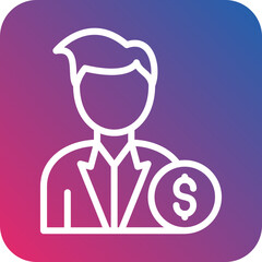 Vector Design Accredited Investor Icon Style