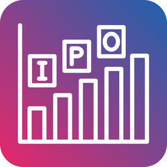 Vector Design IPO Icon Style