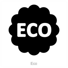 Eco and environment icon concept
