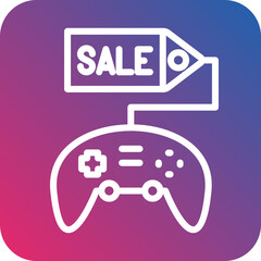 Fototapeta premium Vector Design Black Friday Sale Icon Style