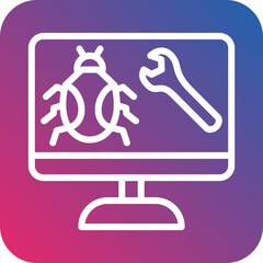Vector Design Bug Fixes Icon Style