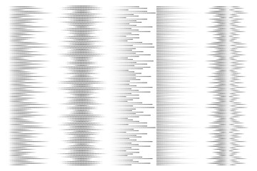 Music sound wave. Audio of voice and radio frequency lines. Abstract equalizer on white background. Vector elements - obrazy, fototapety, plakaty