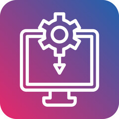 Vector Design Drivers Installation Icon Style