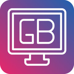 Vector Design Gigabyte Icon Style