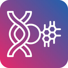 Vector Design Genetic Modification Icon Style