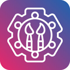 Vector Design Art Progress Icon Style