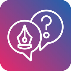 Vector Design Help Icon Style