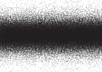 Sprayed black line .Graffiti art design . Noise dispersion logo . Spray effect .Grunge, grainy, gritty texture . Distressed element .vector . Straight line with shadow effect