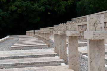 Monte Cassino Cemetery, cemetery - obrazy, fototapety, plakaty