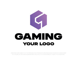 Fototapeta premium Modern professional logo in the shape of the letter G. Exclusive G shape