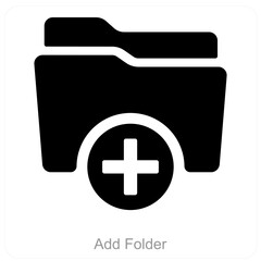 Add Folder and Folder icon concept
