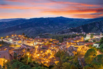 Stilo, Italy at Dawn