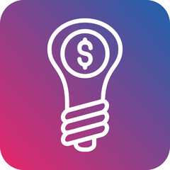 Investment Idea Icon Style