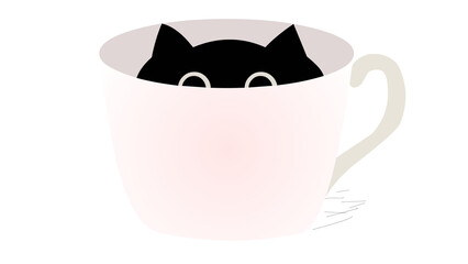 cat in a cup