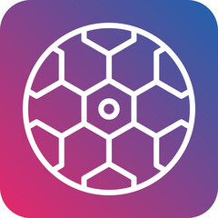 Fototapeta premium Football Icon Style