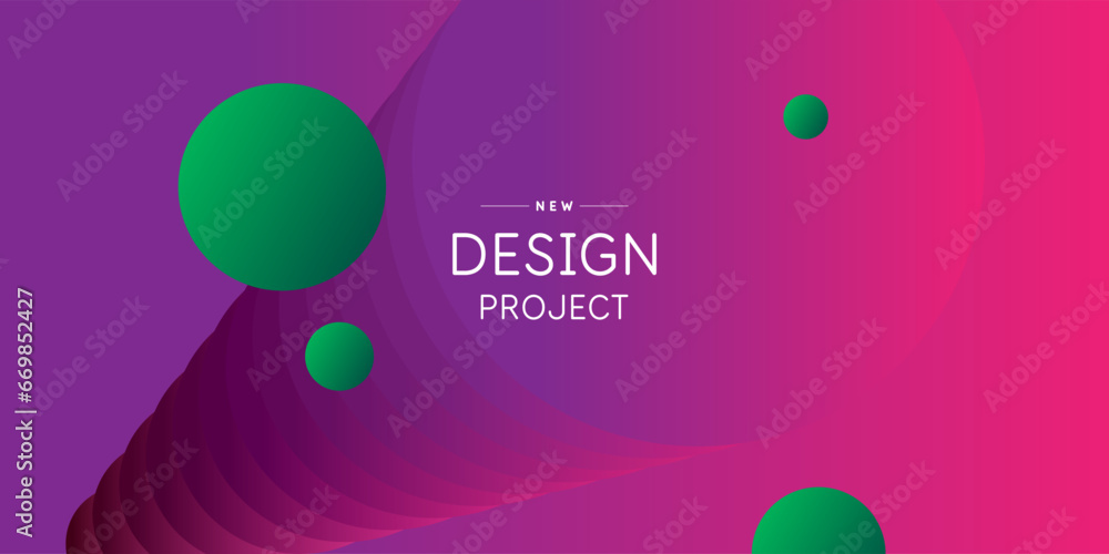 Poster abstract geometric background of simple shapes. a template for design and creativity.