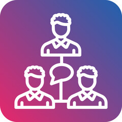 Fototapeta premium Community Icon Style