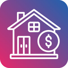 Cost Of Living Icon Style