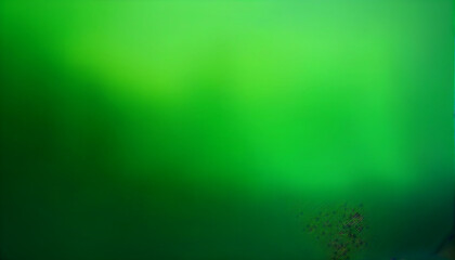 studio background with an abstract blurred green gradient.