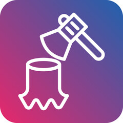 Deforestation Icon Style