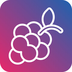 Grapes Icon Style