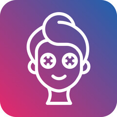 Spa Eye Treatment Icon Style