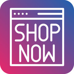 Shop Now Icon Style
