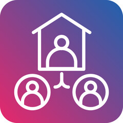 Remote Business Icon Style