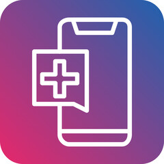 Telemedicine Icon Style