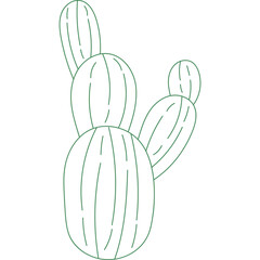 Doodle Cactus Houseplant