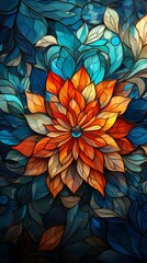 Wallpaper of Patterns and Designs Inspired by Islamic Geometric Art, Generative AI