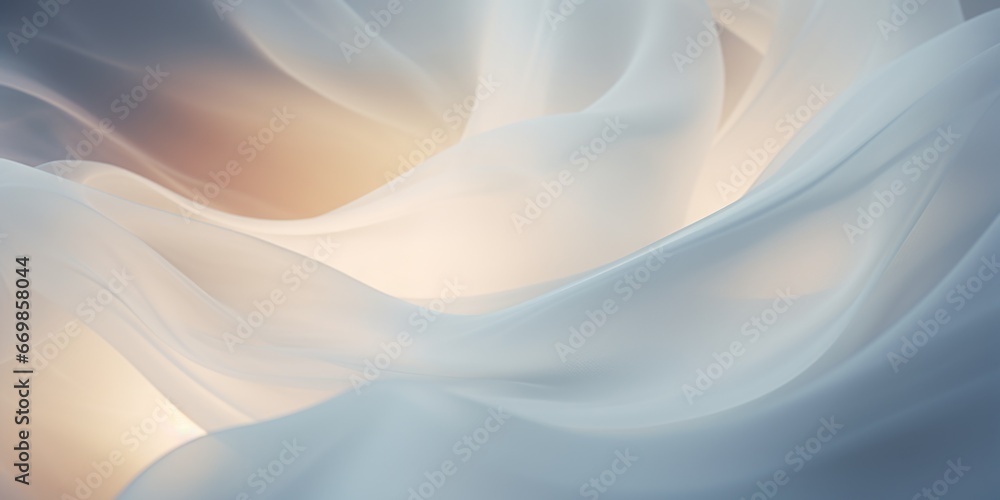 Poster a close-up view of a white fabric. perfect for background or texture purposes.