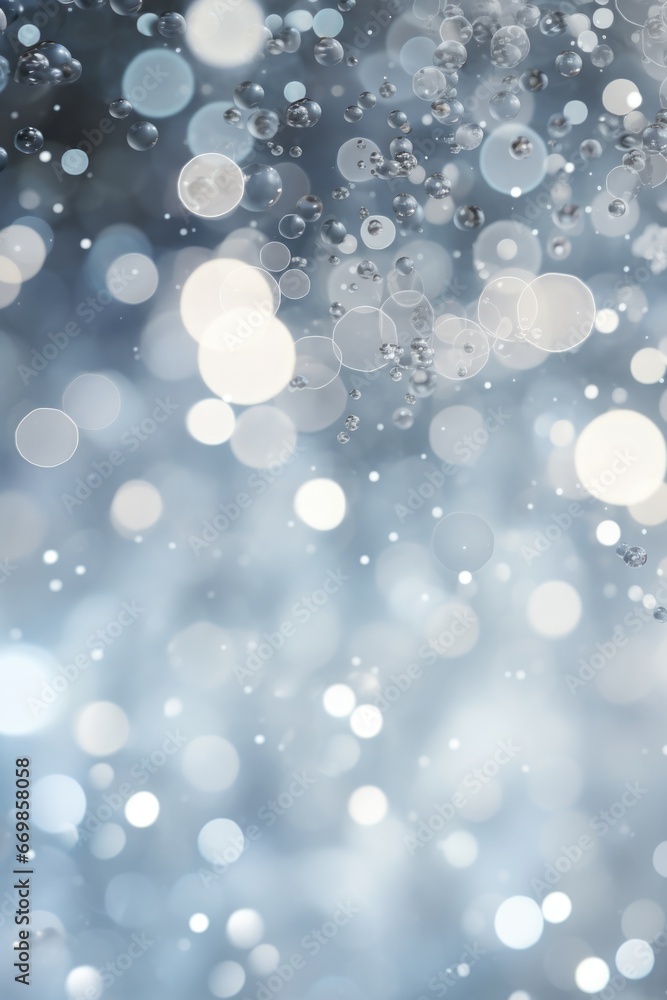Poster A beautiful image capturing a bunch of bubbles floating in the air. Perfect for adding a touch of whimsy and joy to any project.