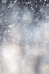 Fototapeta premium A blurry image capturing the beauty of snow falling from the sky. Perfect for winter-themed designs and seasonal projects.
