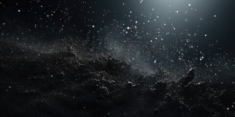 Obraz premium A black and white photo capturing a snowboarder in mid-air, showcasing their skill and athleticism. Perfect for winter sports enthusiasts and action-packed designs.