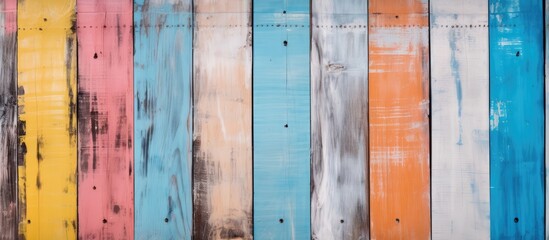 Wood with paint used as a backdrop for background or copy space