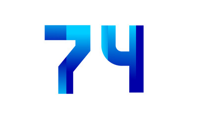 Tech Logo Modern Blue Gradient