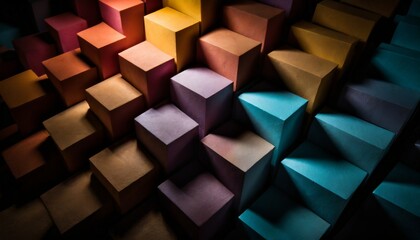 abstract background with squares