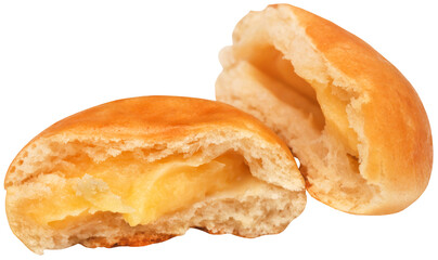 Small round vanilla bread