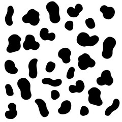 Pattern in spots like the coloring of Dalmatians