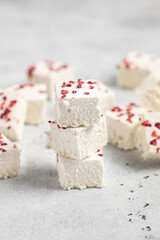 zefir, zephyr, sweet homemade marshmallows 