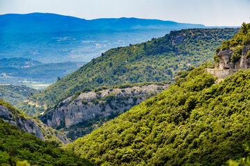 Mountains landscape, Provence France - obrazy, fototapety, plakaty