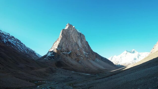 gonbo rongjon mountain in zanskar valley in Ladakh region