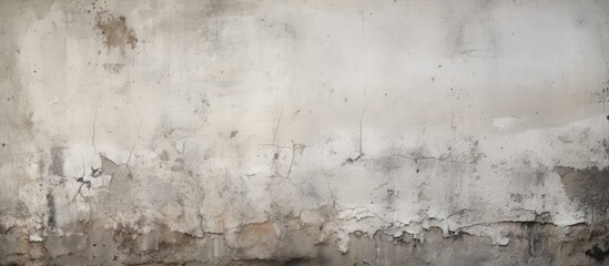 Dirty wall made of dirty cement concrete