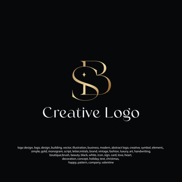 SB luxury logo or BS logo, SB icon, BS logo, modern logo, golden, creative, minimal, icon, 
letter, initials, and monogram logo design. free vector files
