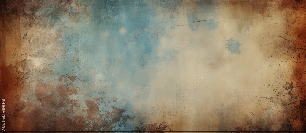 Poster grunge border and background designed for computers