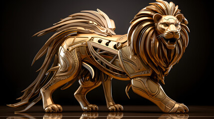 Lion, Art Deco